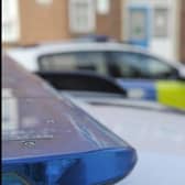 Police cars.