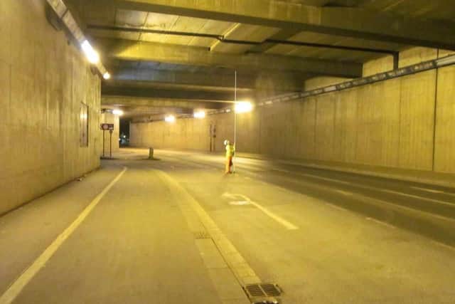 The tunnel has now re-opened after a lorry crash this morning caused traffic chaos in Doncaster city centre.