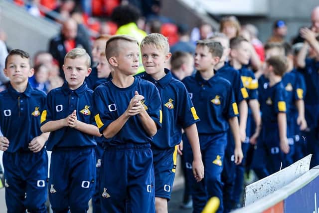 Chance for children to train at Doncaster Rovers' ground. Picture by Heather King