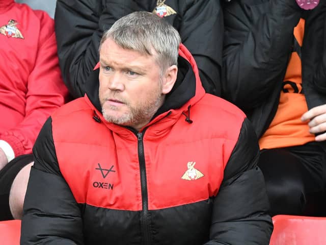 Doncaster Rovers' manager Grant McCann