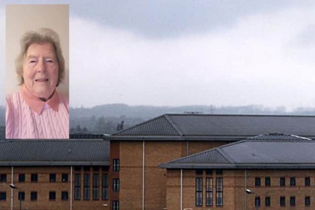 Marshgate Prison and (inset) Wendy Gill.