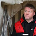 Grant McCann's side are on the road again, at Fleetwood on Wednesday night.  (Photo by Shaun Botterill/Getty Images)