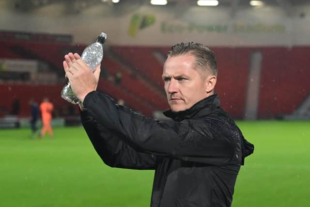 Doncaster Rovers boss Gary McSheffrey.