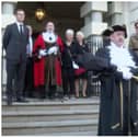 King Charles III is proclaimed King on the steps of the Mansion House in Doncaster.