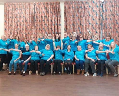Doncaster Tuneless Choir pre-lockdown