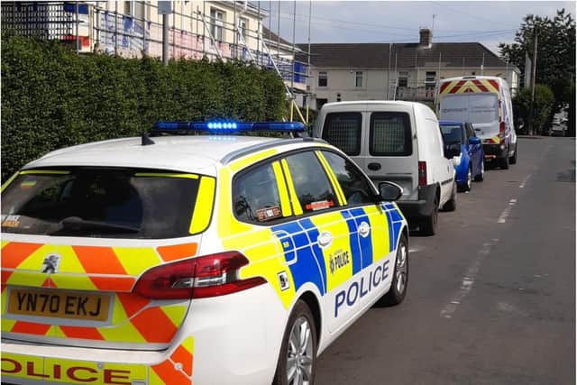 Police stopped and seized the van in Doncaster.