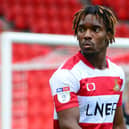 Kazaiah Sterling, in action for Rovers.