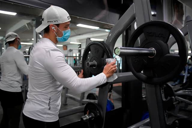 Gyms in South Yorkshire will be allowed to remain open (photo by Raul ARBOLEDA / AFP).