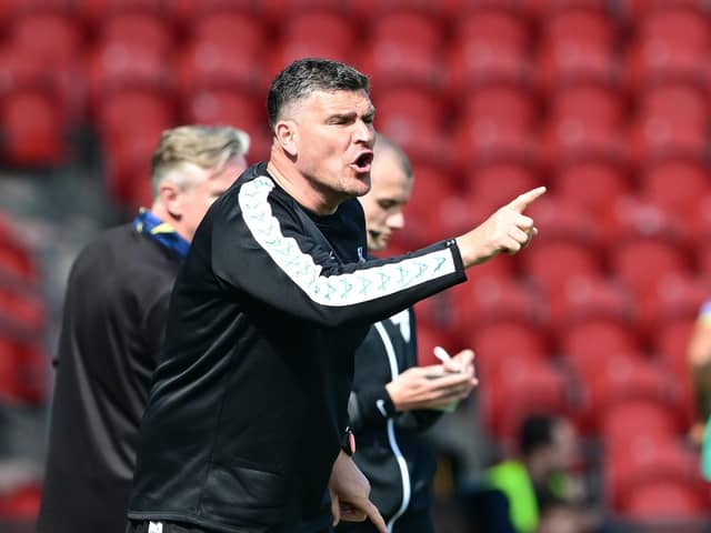 Rovers' goalkeeping coach Kyle Letheren.