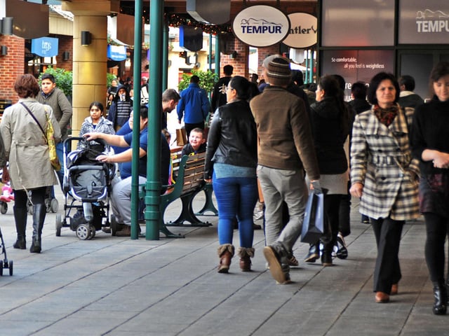 Head to East Midlands Designer Outlet and grab a bargain if the weather turns during the weekend.