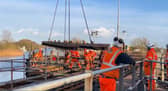 Railway engineering company called on to overhaul track in Keadby Drawbridge project.