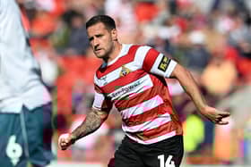 Picture Howard Roe/AHPIX LTD; Football, SkyBet; League Two; 
Doncaster Rovers v Morecambe ;
24/8/2024 3.00 pm; Eco-Power Stadium; 
Doncasters'  Billy Sharp