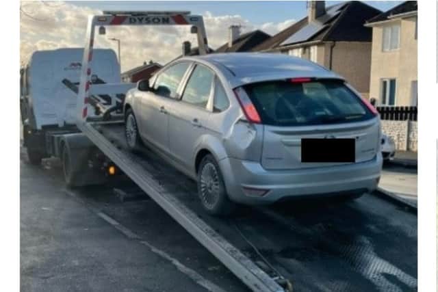 Police recovered a number of vehicles during Operation Scorpion.