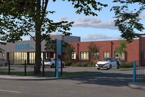 Visualisation of the proposed community hub. Credit: City of Doncaster Council