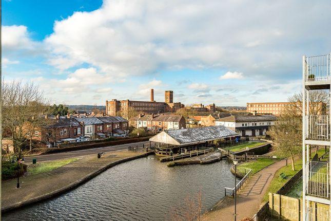 A roomy two-bedroom apartment with canal view is on the market for £70,000 with Belvoir.