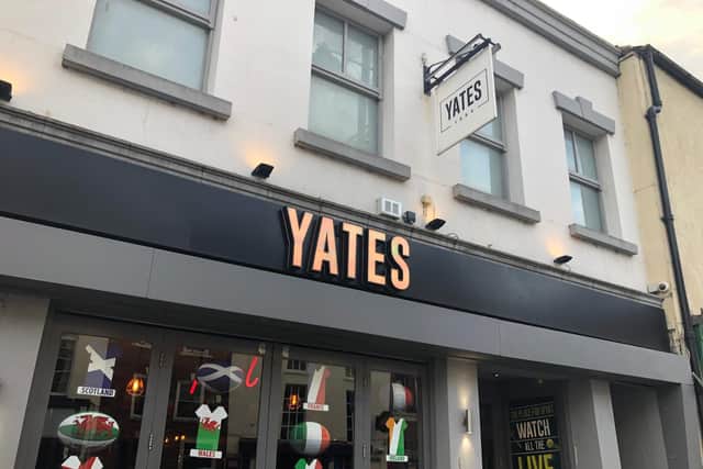 Yates bar where Shannon worked.