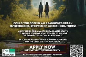 Flyer for TV show application