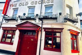 The Old George in Doncaster Market Place.