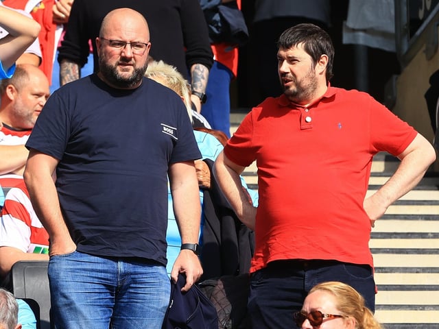 Doncaster Rovers fans backed their side all the way to a fine point at MK Dons.