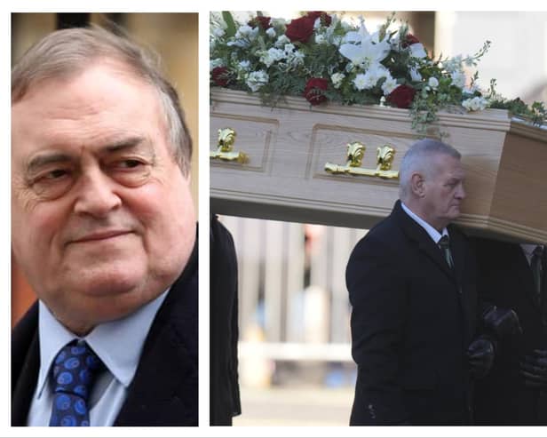 Senior Labour figures gathered for the funeral of John Prescott in Hull.