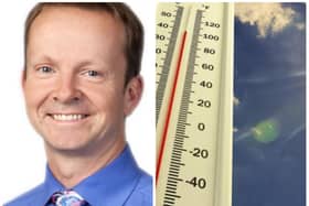 BBC weather presenter Paul Hudson says the temperature record for Doncaster has fallen.