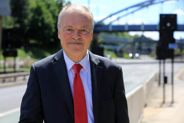 MP Clive Betts charired the bus review. Picture: Chris Etchells