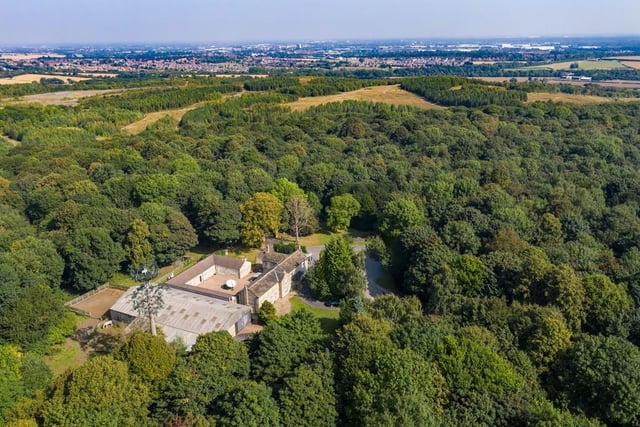 This property on the periphery of Edlington Wood, Doncaster, is on sale with Brown & Co at a guide price of £2,500,000