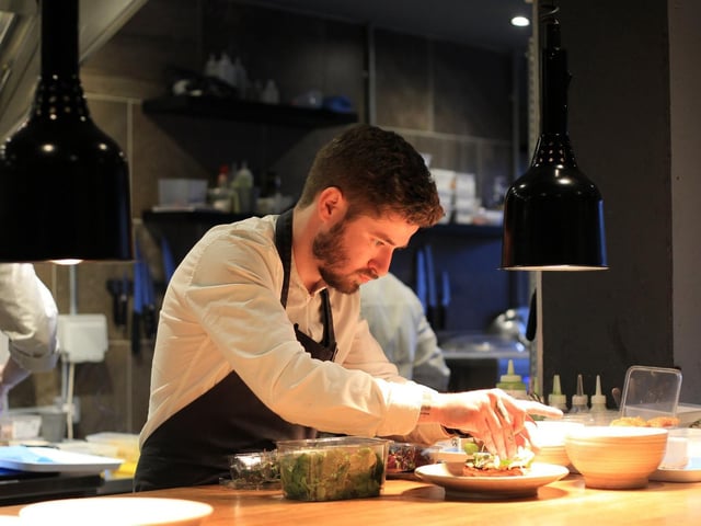 Luke French at Sheffield's Jöro restaurant, which is taking part in Eat Out to Help Out.