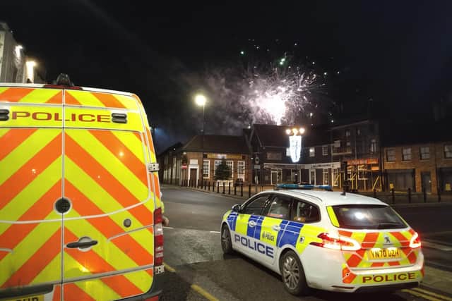 Doncaster police had a busy New Year's Eve.