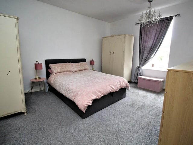 One of the property's double bedrooms.
