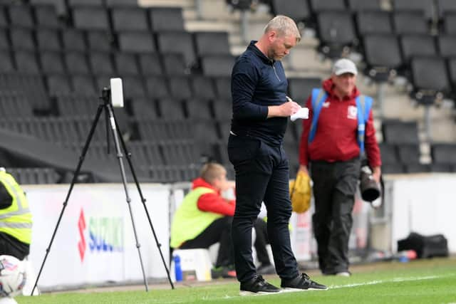 Doncaster Rovers manager Grant McCann.