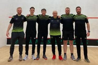 Players from Doncaster Squash Club