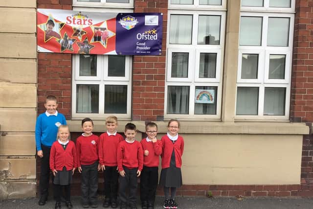 Pupils at Victoria Primary Academy, Edlington, this week