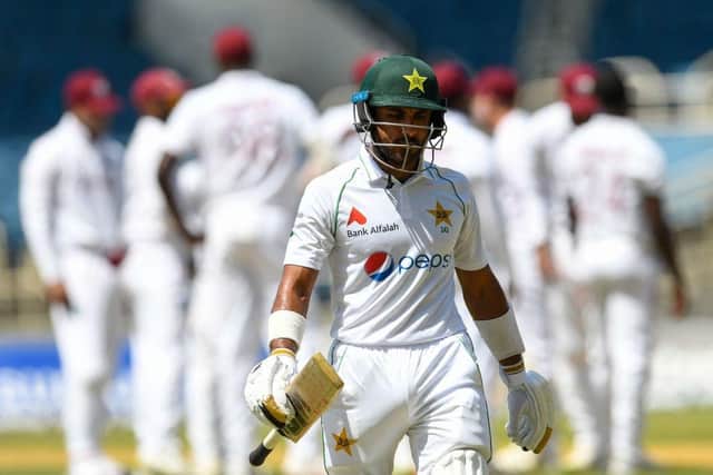 Imran Butt in action for Pakistan in 2021. Photo: RANDY BROOKS/AFP via Getty Images