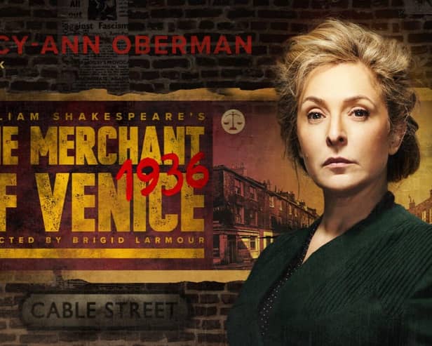 Tracy-Ann Oberman in The Merchant of Venice 1936