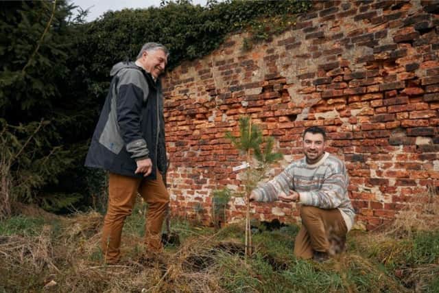 The pair want to restore the walled garden from the 1700s to its former glory.