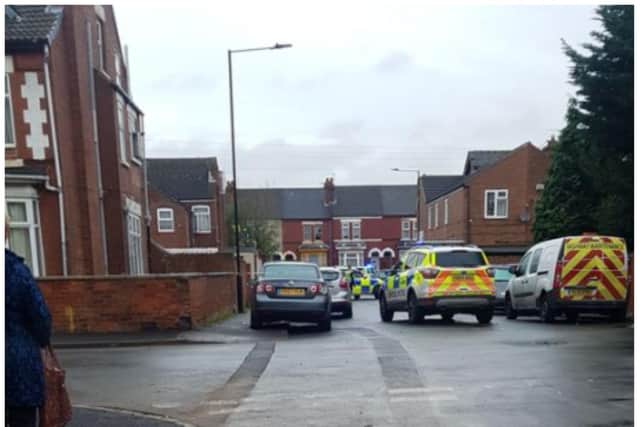 Police have sealed off Rockingham Road and Lowther Road in Wheatley this morning.