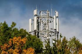 A mobile phone mast