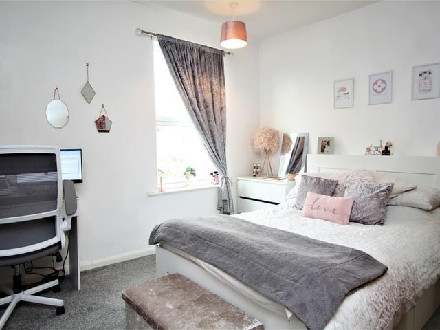A further double bedroom with study space.