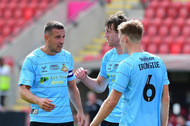 Richard Wood (left) is set to be sidelined due to a recurring ankle injury.