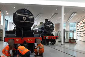 The rail heritage section of the new Doncaser museum