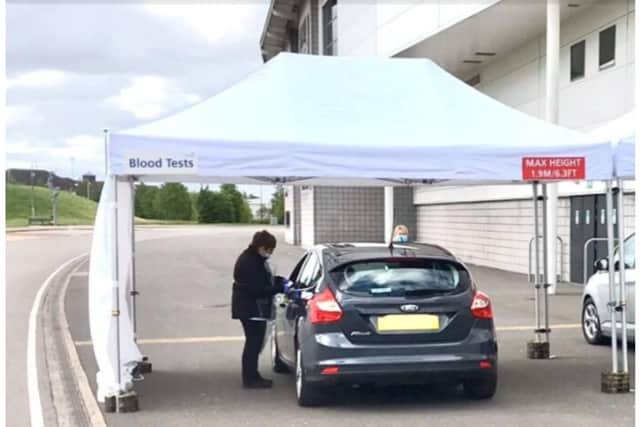 The drive thru blood test service at the Eco Power Stadium is coming to an end.