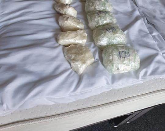 Police seized around 3kg of cocaine in Wheatley.