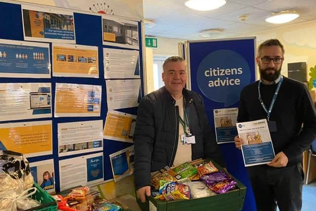 Citizens Advice Doncaster Borough is  working with Foodaware to support and advise people using food banks.