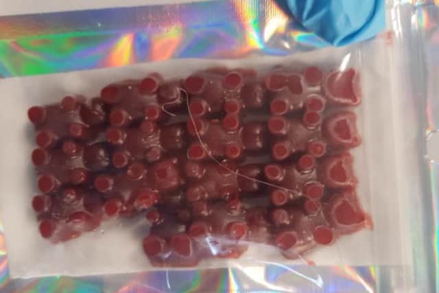 Cannabis infused sweets found by South Yorkshire Police in Bentley. Picture: South Yorkshire Police
