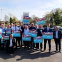 Reform UK deputy leader Richard Tice has visited Doncaster to support the party's mayoral candidate Alexander Jones.