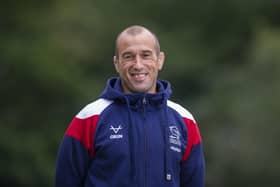 Doncaster Knights head coach Steve Boden. Picture: Tony Johnson.