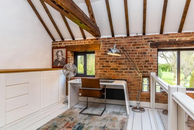 Ideal work or study space on the gallery landing.