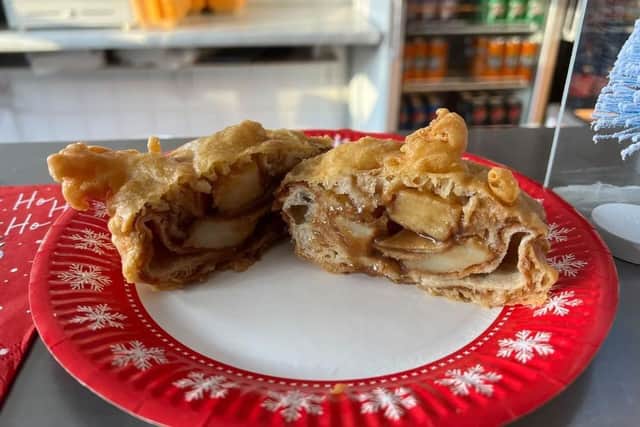 The battered Yorkshire Pudding.