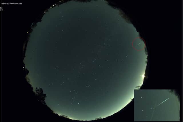 The fireball was seen at numerous locations across Britain. (Photo: Alan S/UKMON).